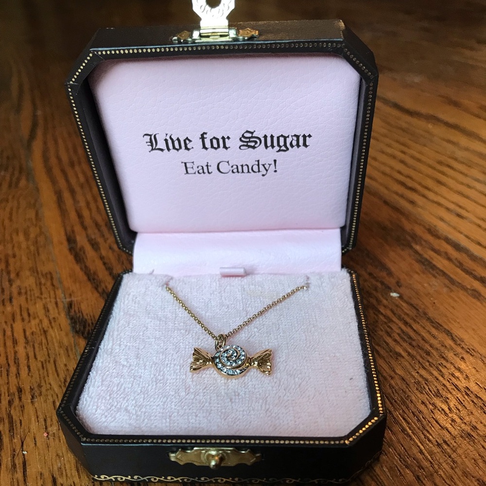 NWT! Juicy Couture Hard Candy Gold Necklace